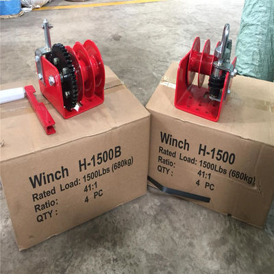 Hand Winch For Lifting And Lowering